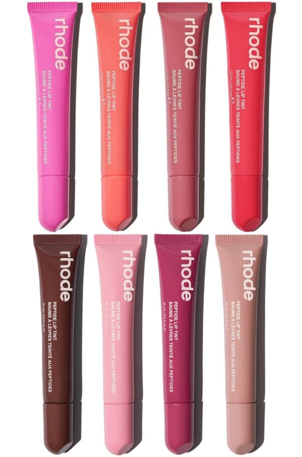 Rhode 8 Color Tinted Lip Balm & Lip Oil Set – Hydrating & Long Lasting